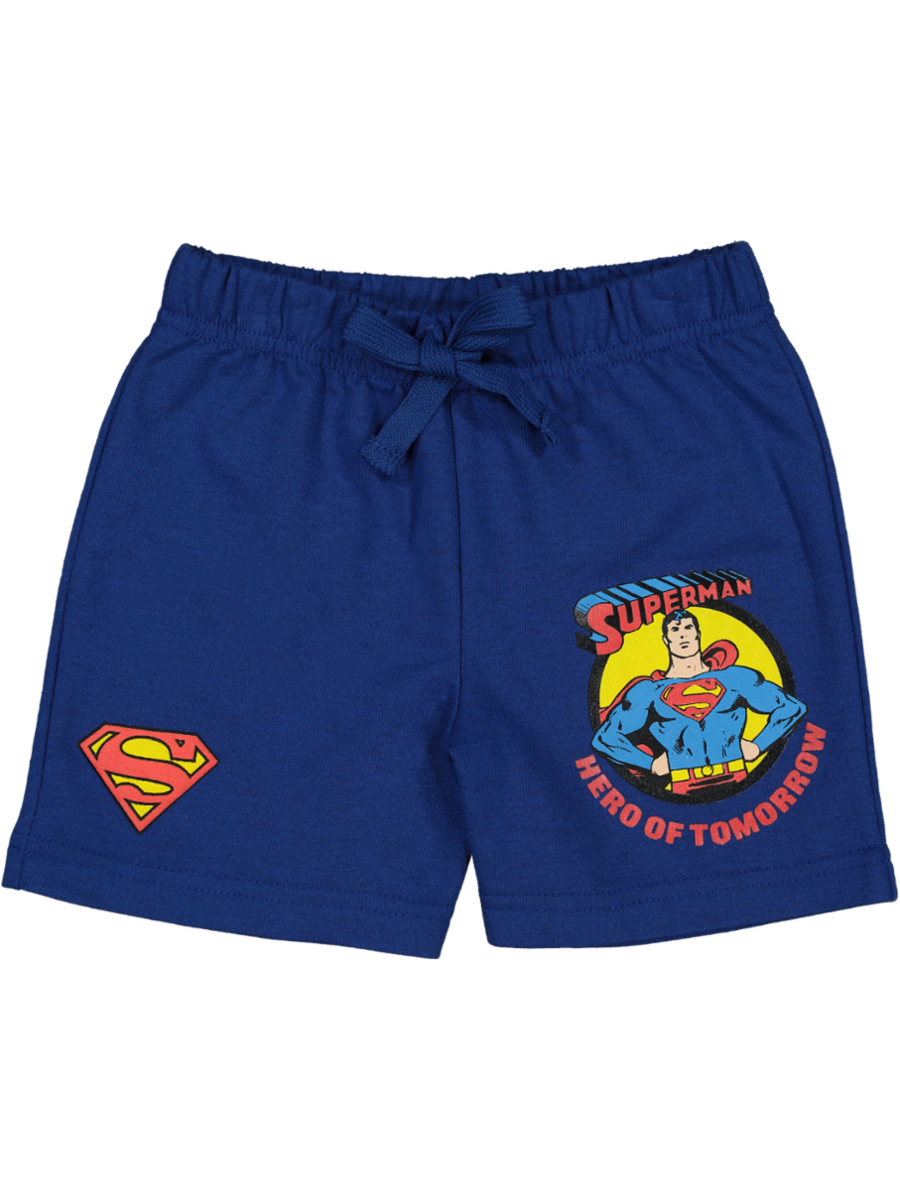 Navy Superman Shorts