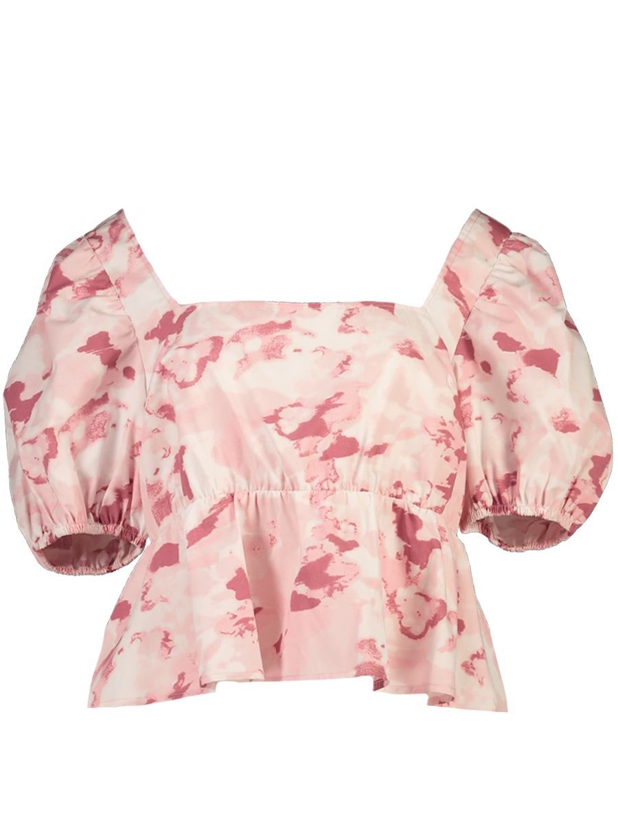 Floral Flare Crop Top
