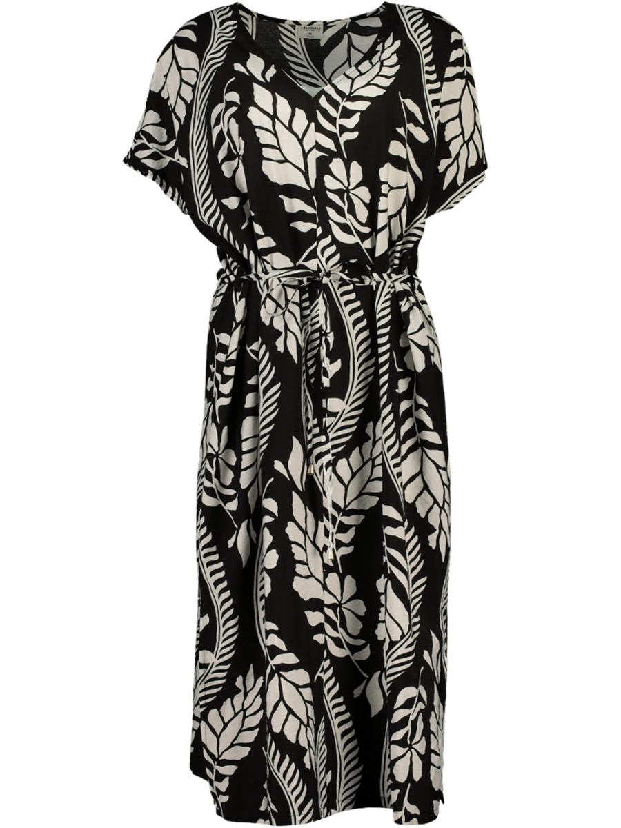 Black And White Midi Dress