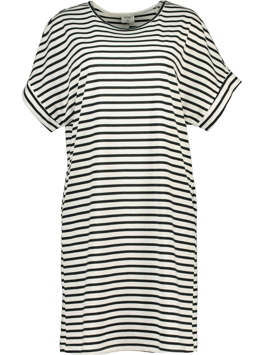 Black And White Knit Dress