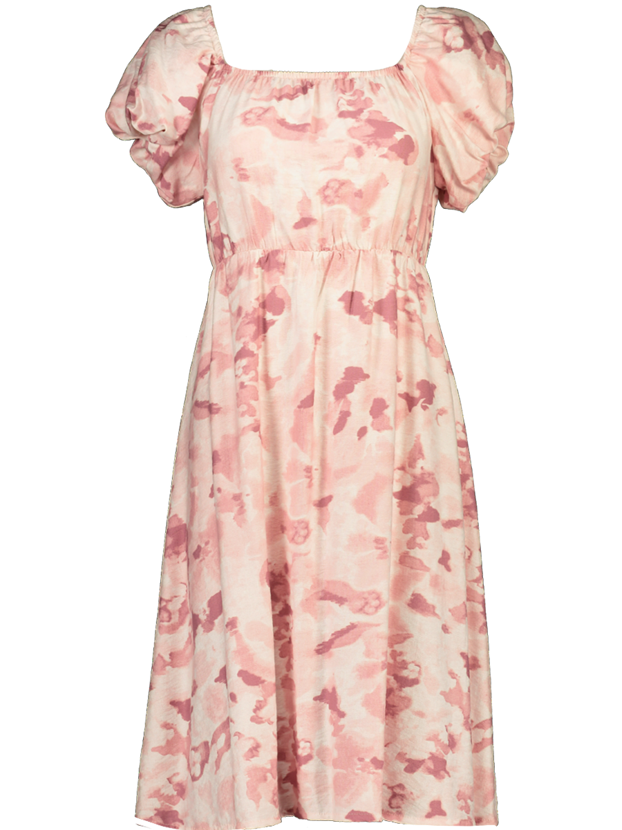 Floral Midi Fit And Flare Dress