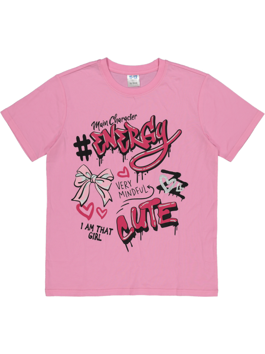 Pink Graphic T-Shirt