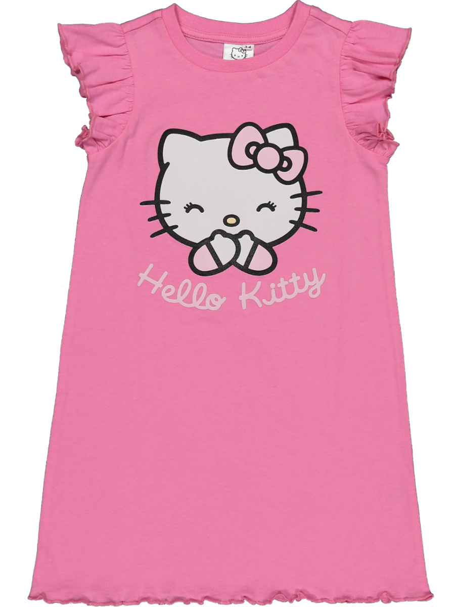 Hello Kitty Pink Flared Sleep Shirt