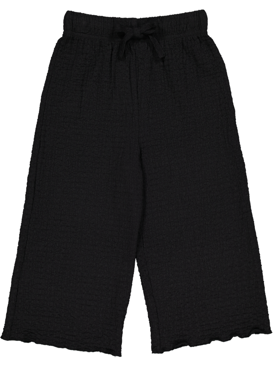 Black Casual Woven Pants
