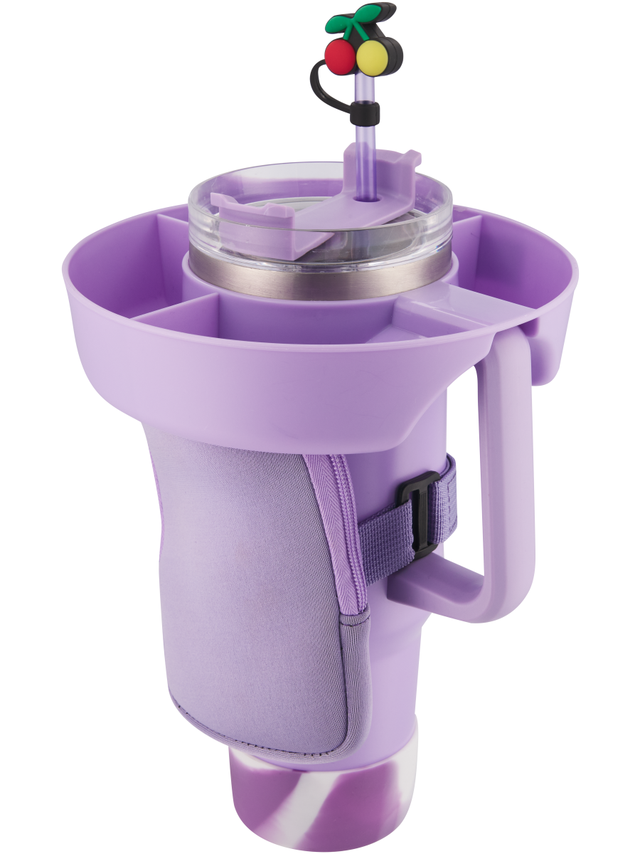 Lilac Bottle Snack Tray