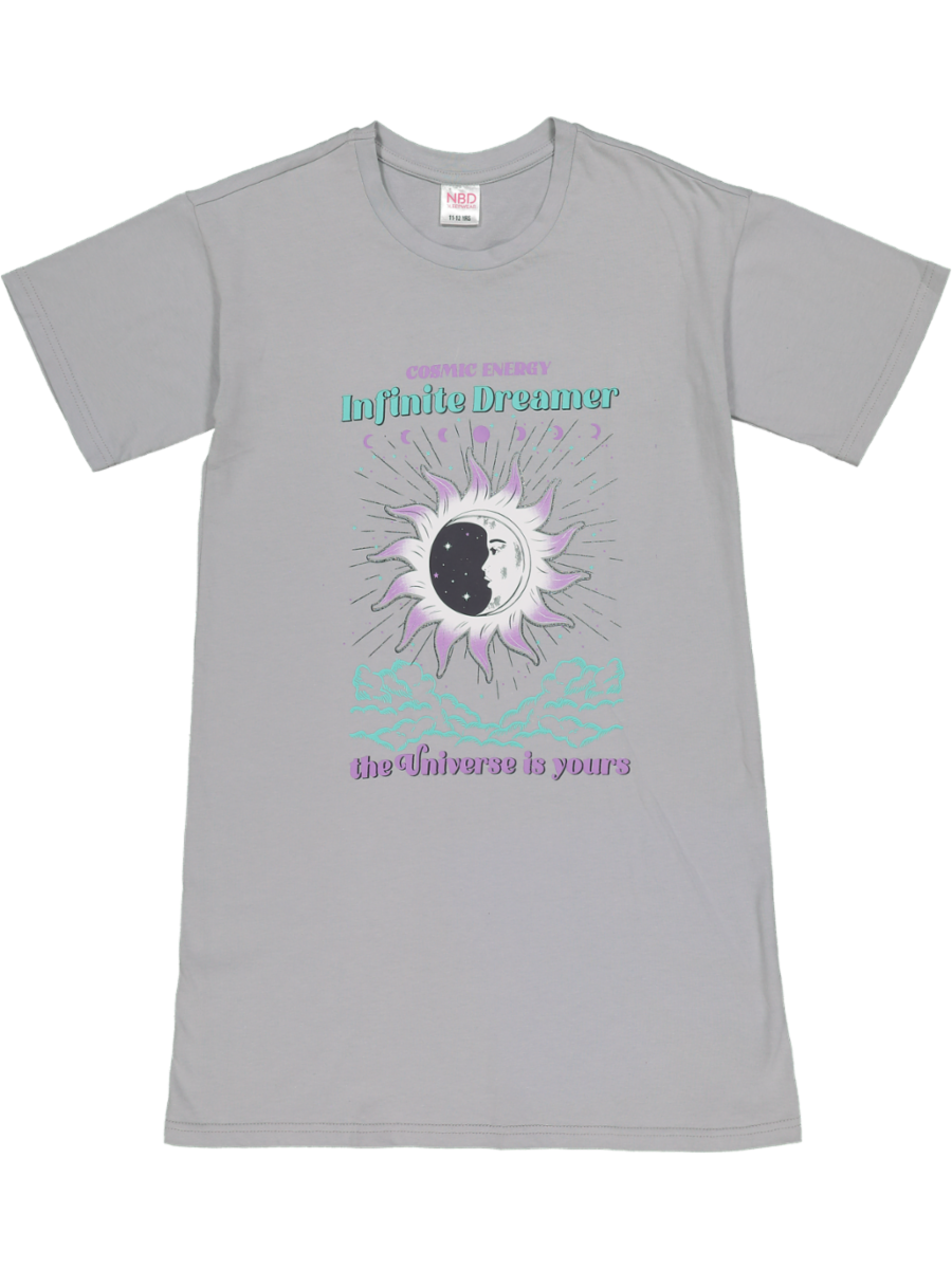 Grey Graphic Sleepshirt