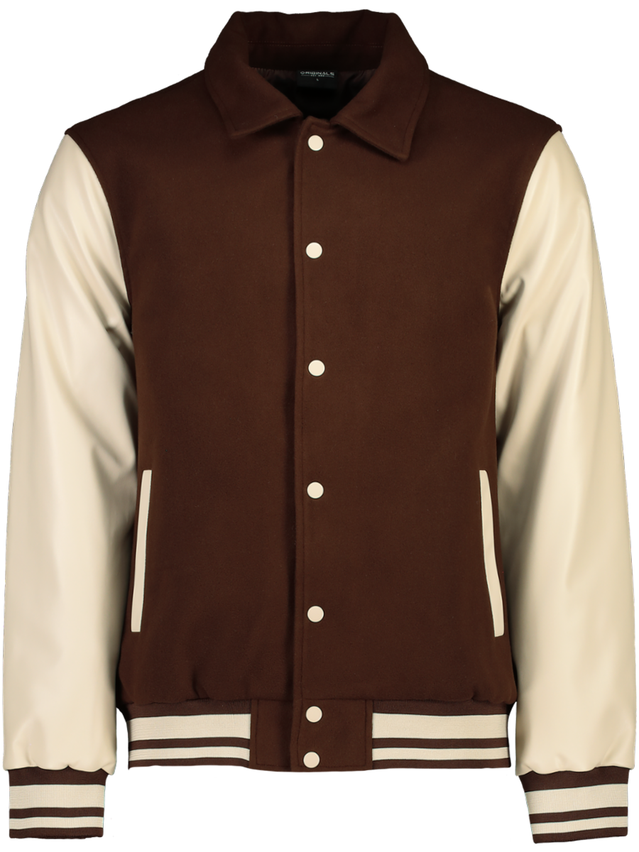 Colour Block Baseball Jacket