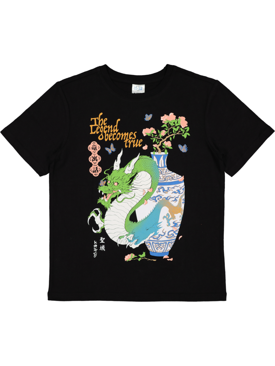 Dragon Graphic Black T-Shirt
