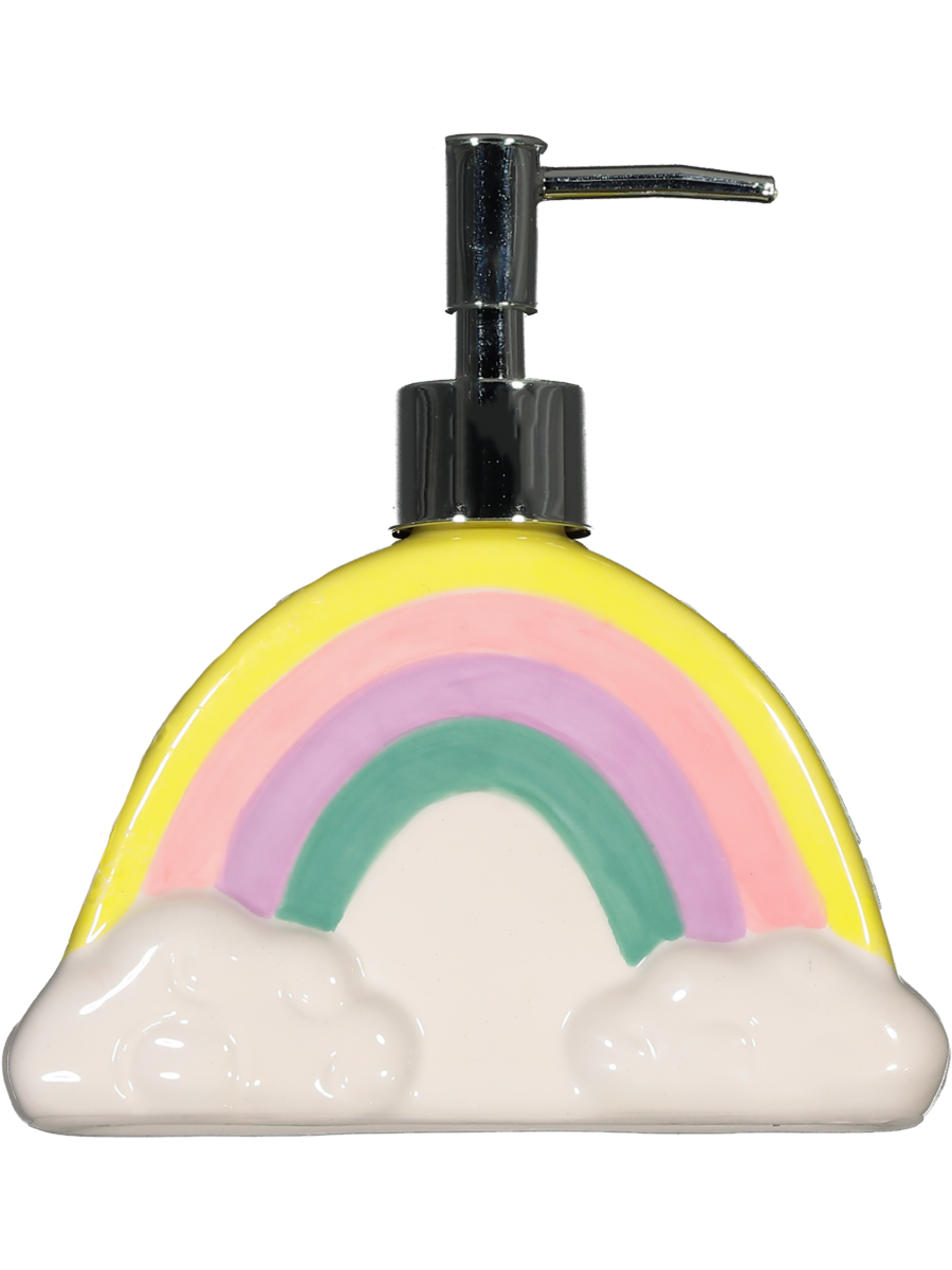 Rainbow Ceramic Soap Dispenser