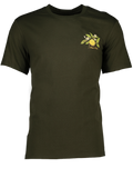 Olive Green Embroidered T-Shirt