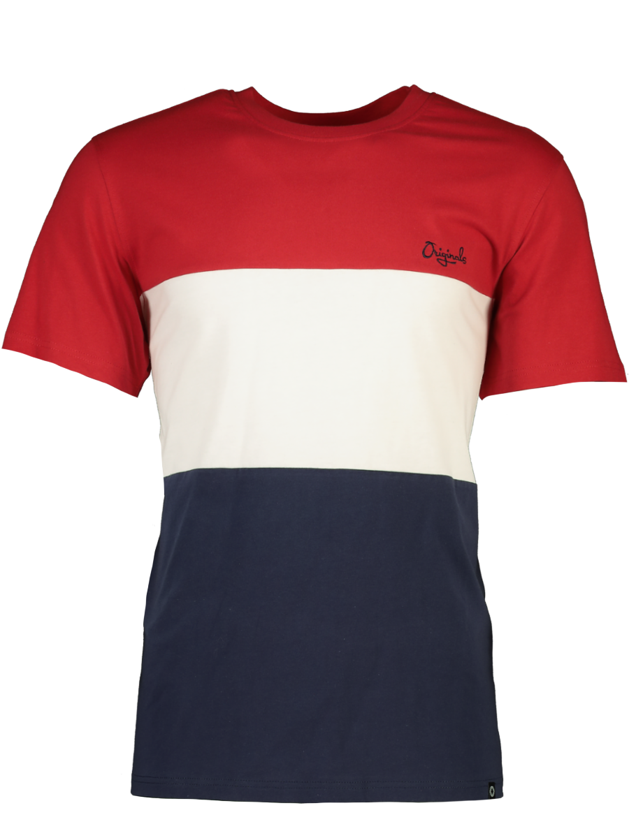 Stripe Embroidered T-Shirt