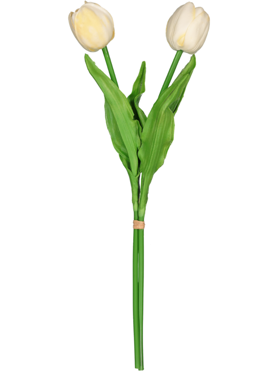 Artificial White Tulips