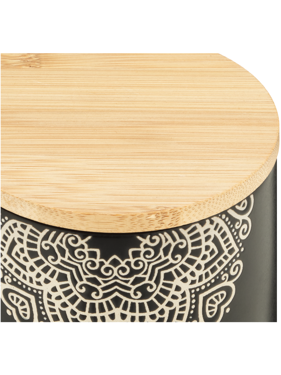 Black And White Canister