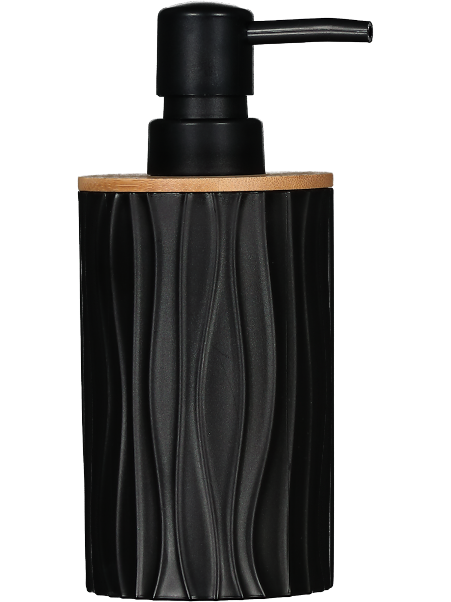 Black Plastic Soap Dispenser