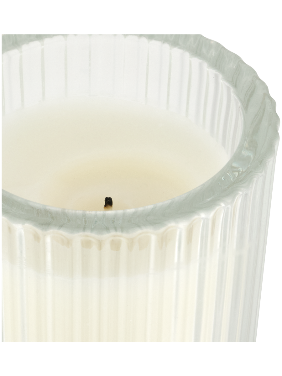 Textured Glass Candle