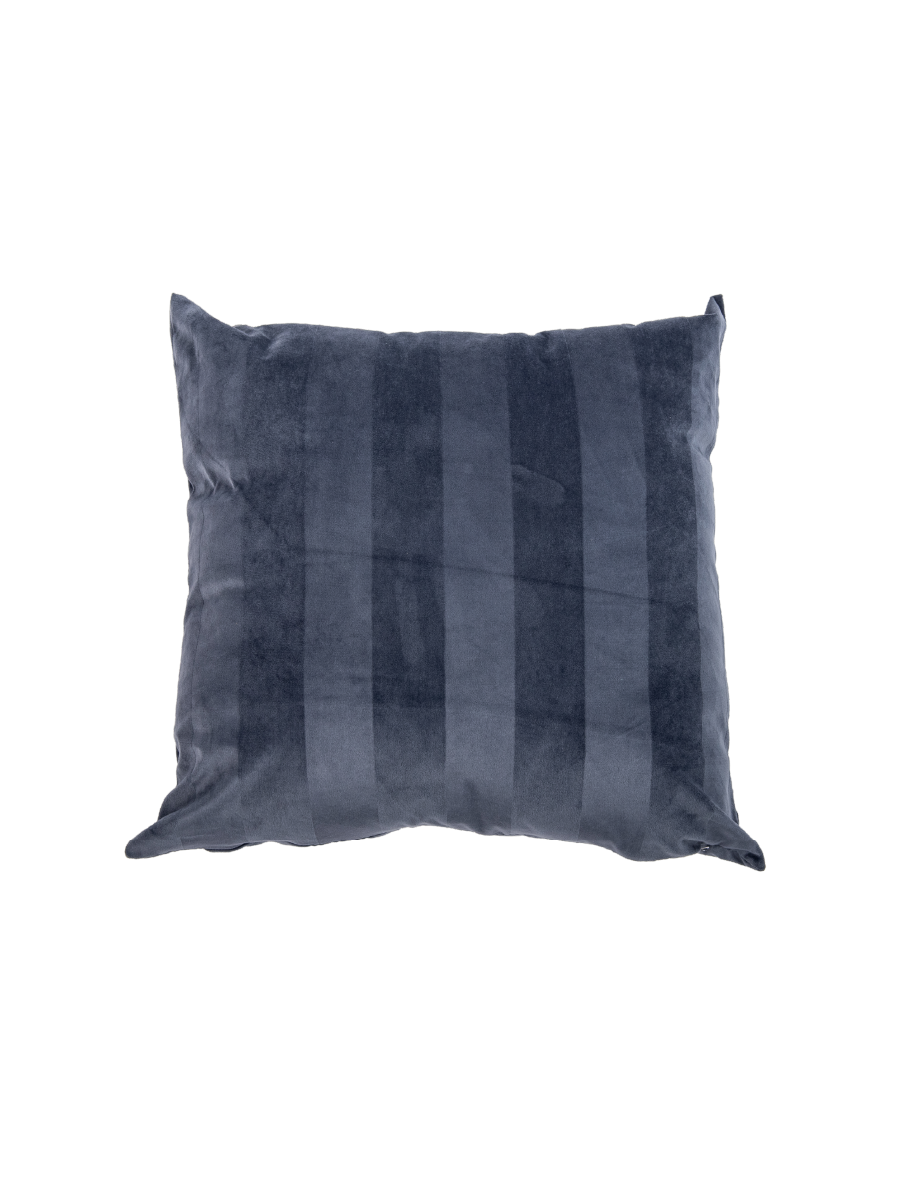 Navy Suede Faux Cushion