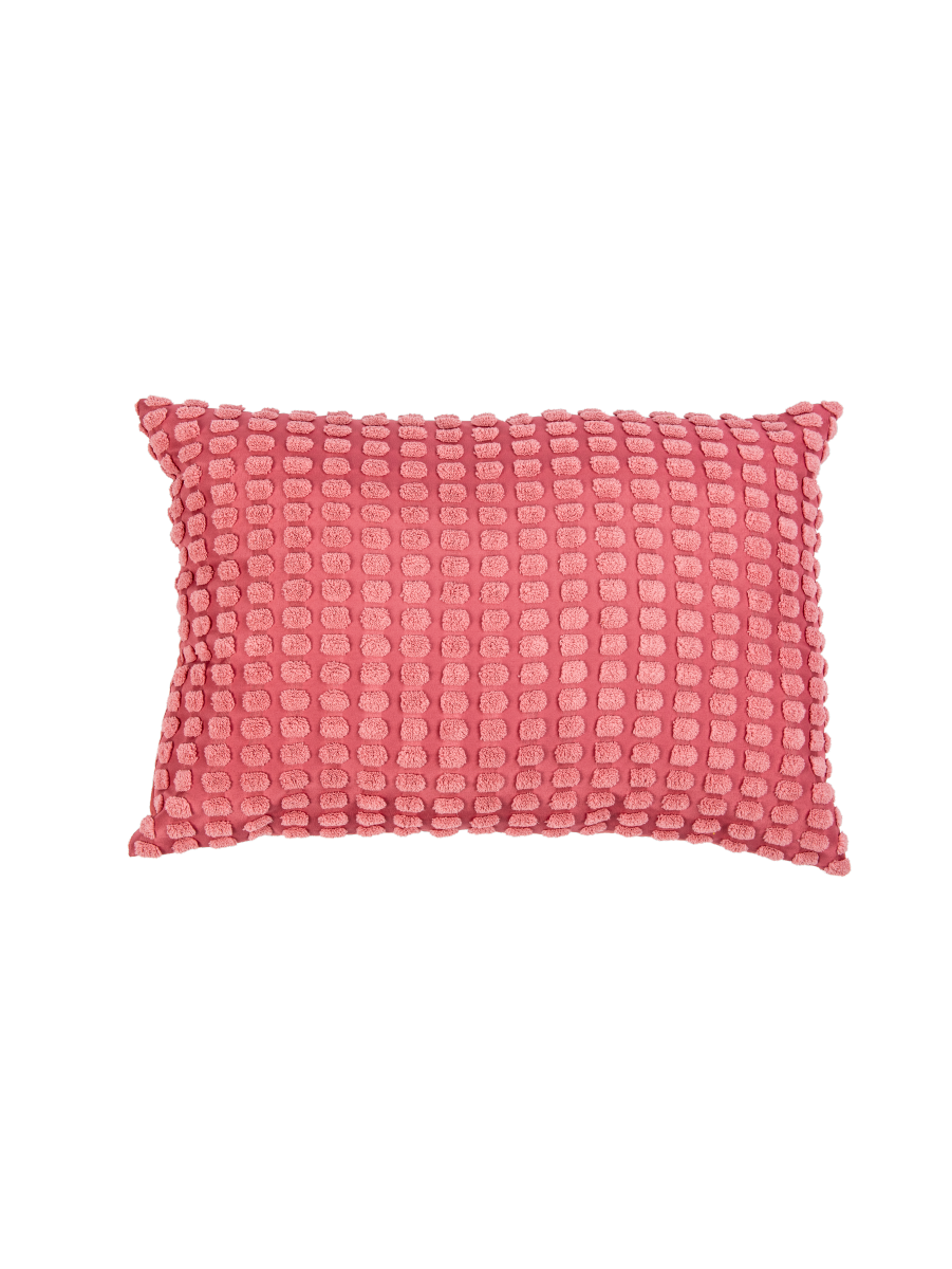 Pink Textured Scatter Cushion