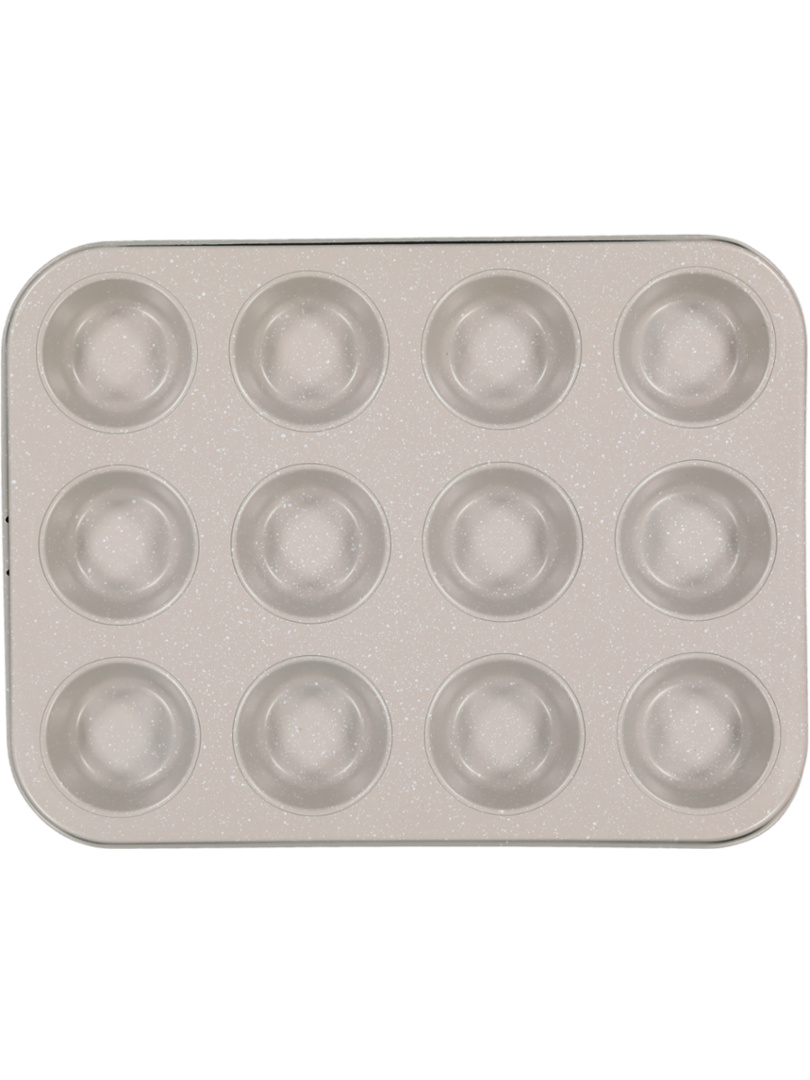 12 Cup Grey Muffin Tray