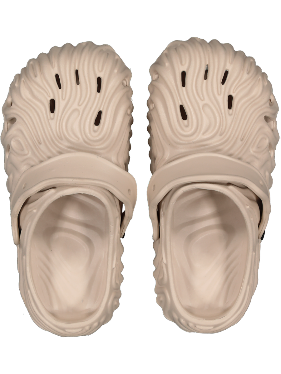 Brown Moulded Slingback Sandals