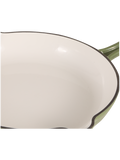 Green Cast Iron Frying Pan