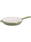 Green Cast Iron Frying Pan