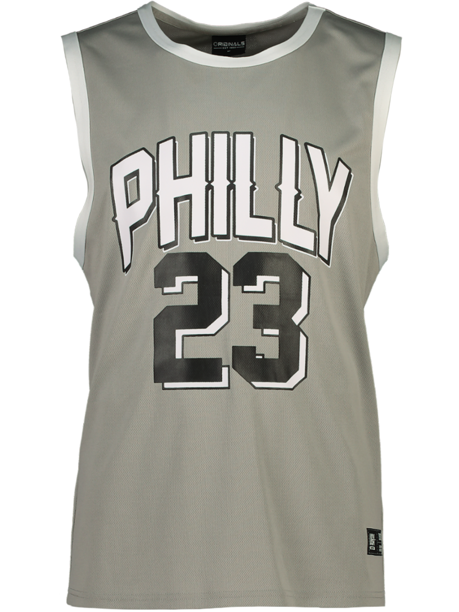 Grey Basketball Vest