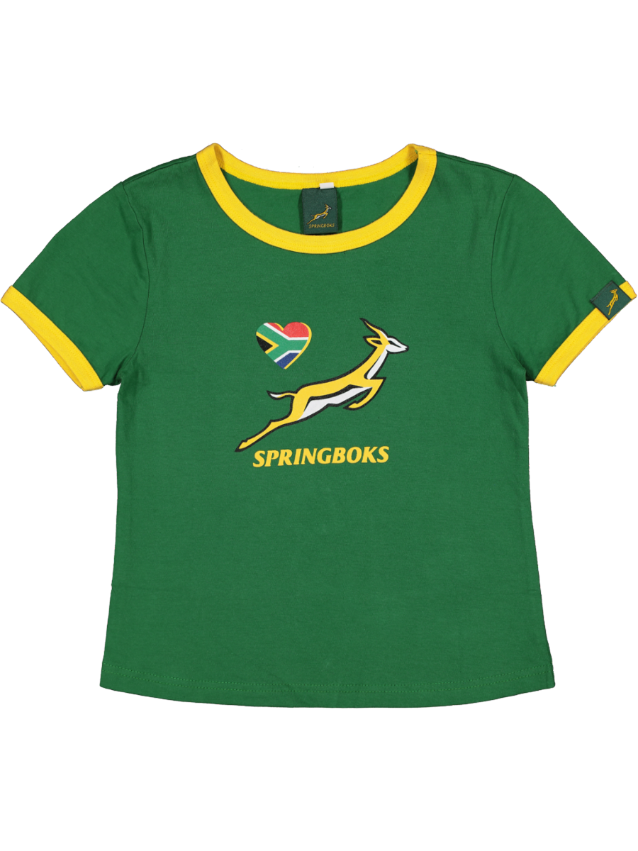 Green Short Sleeve Springbok T-Shirt
