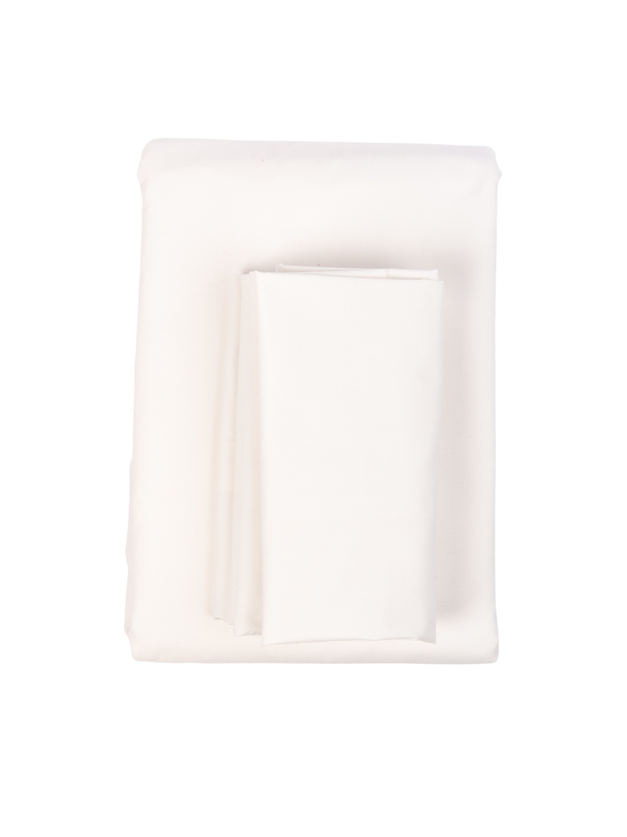 Kb White Cotton Rich Duvet Cover