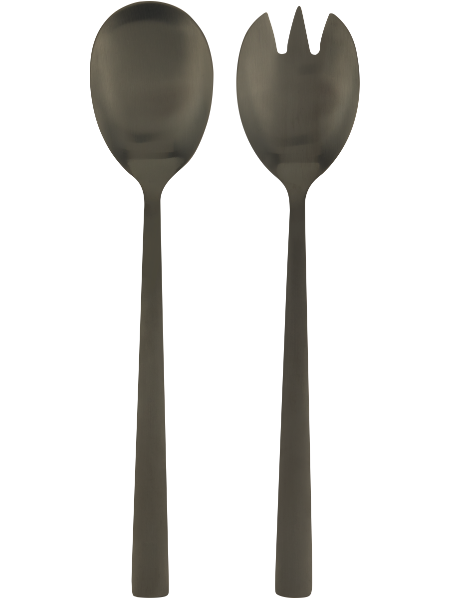Silver Salad Server Set