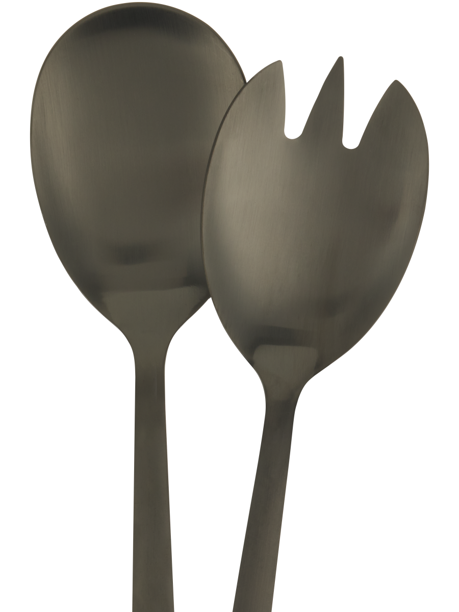 Silver Salad Server Set