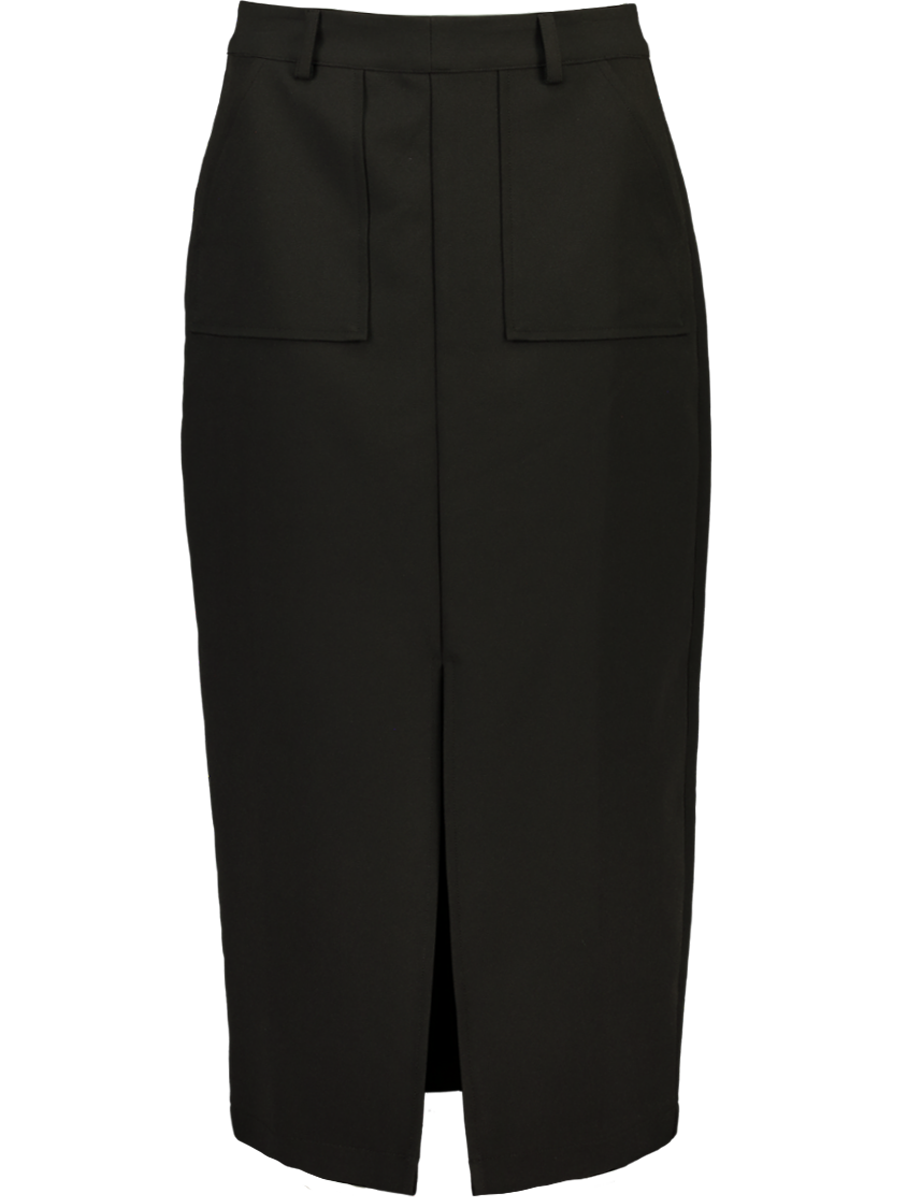 Black Midi Skirt