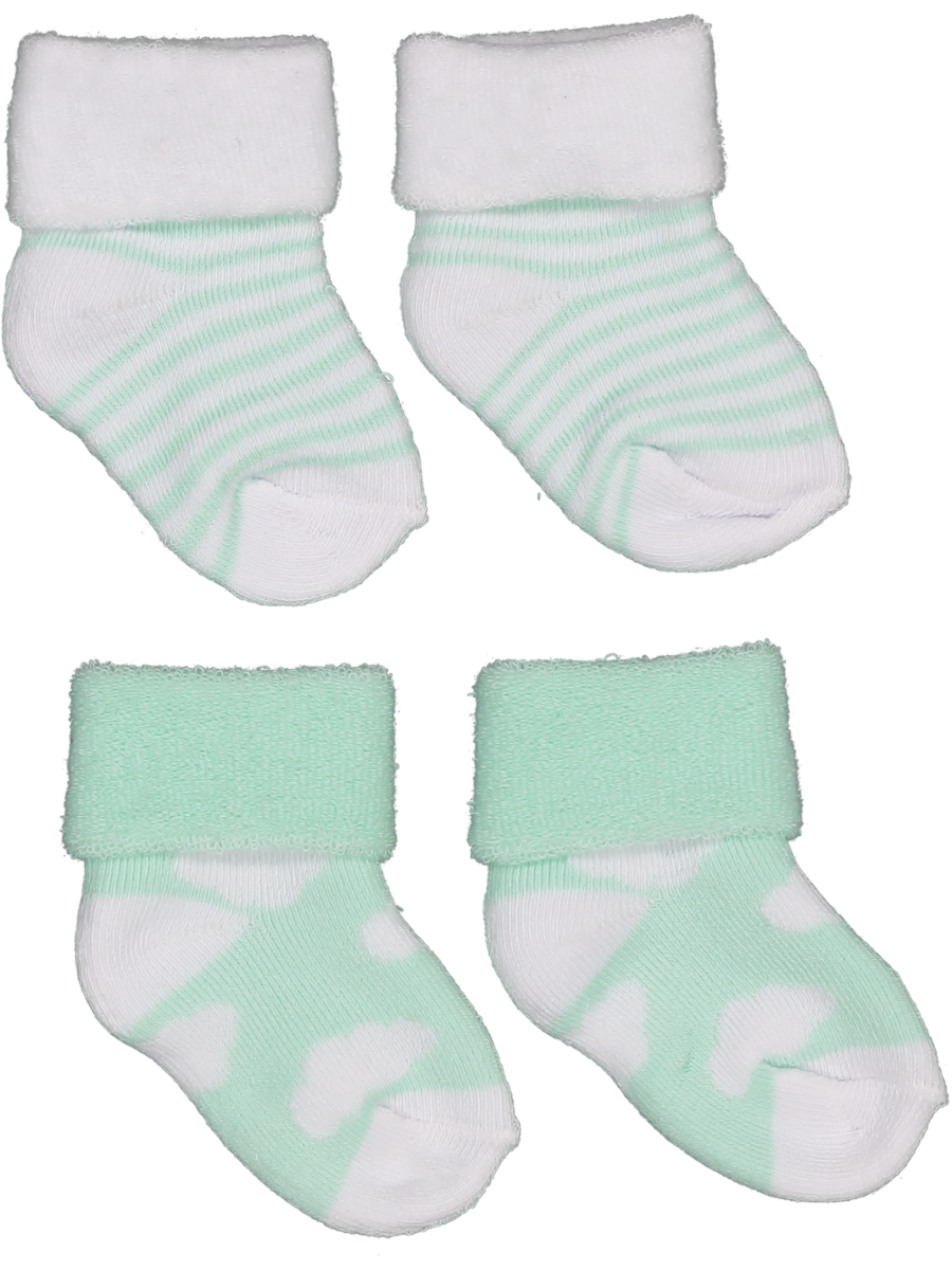 2 Pack Newborn Socks
