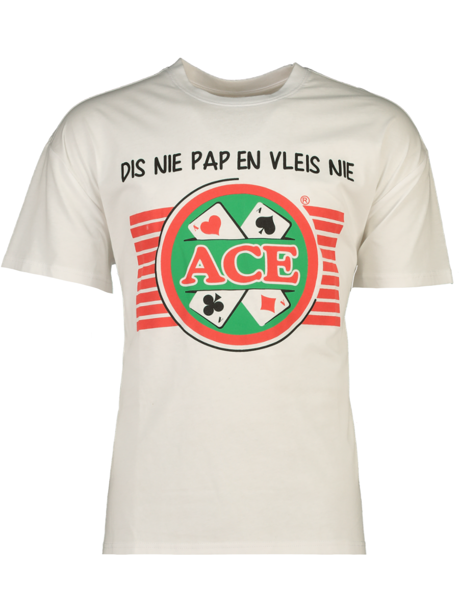 White Ace Printed T-Shirt