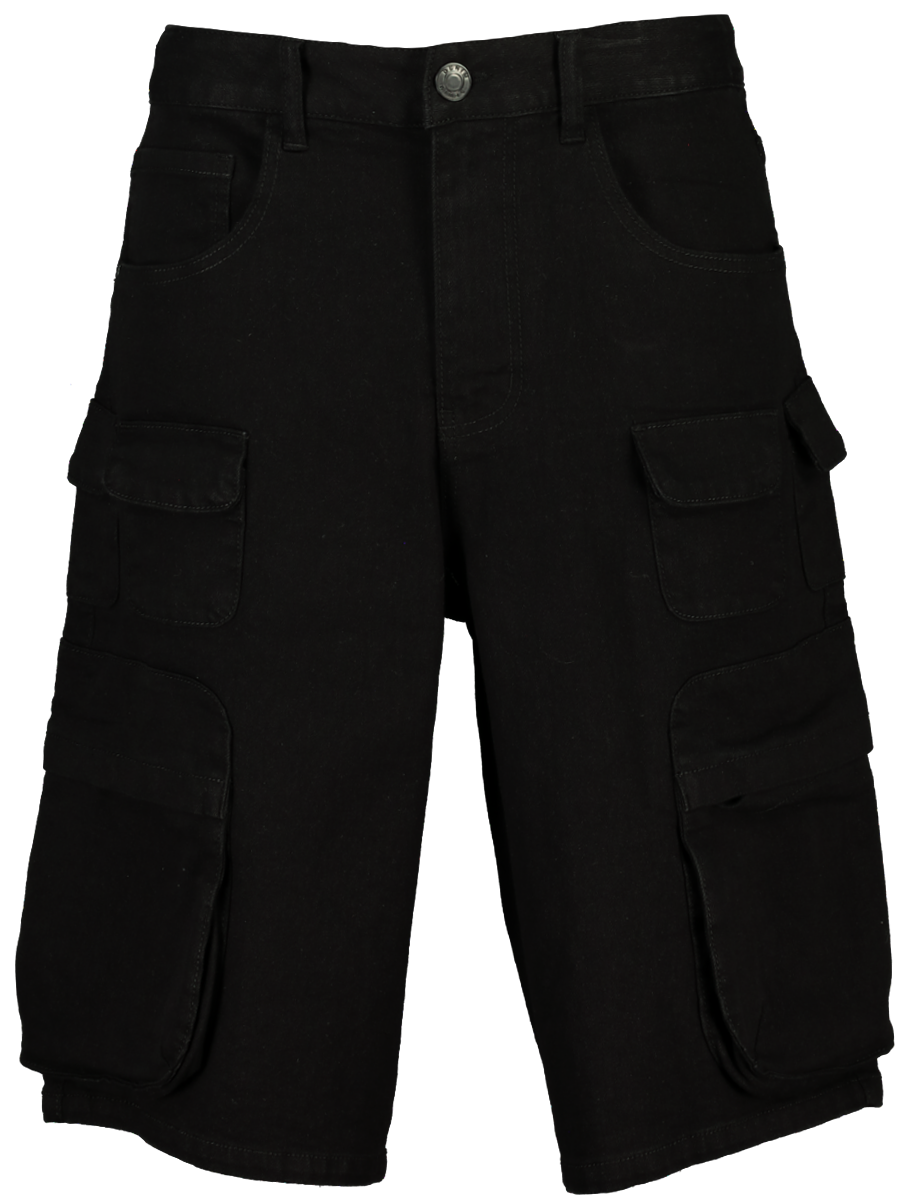 Black Cargo Shorts