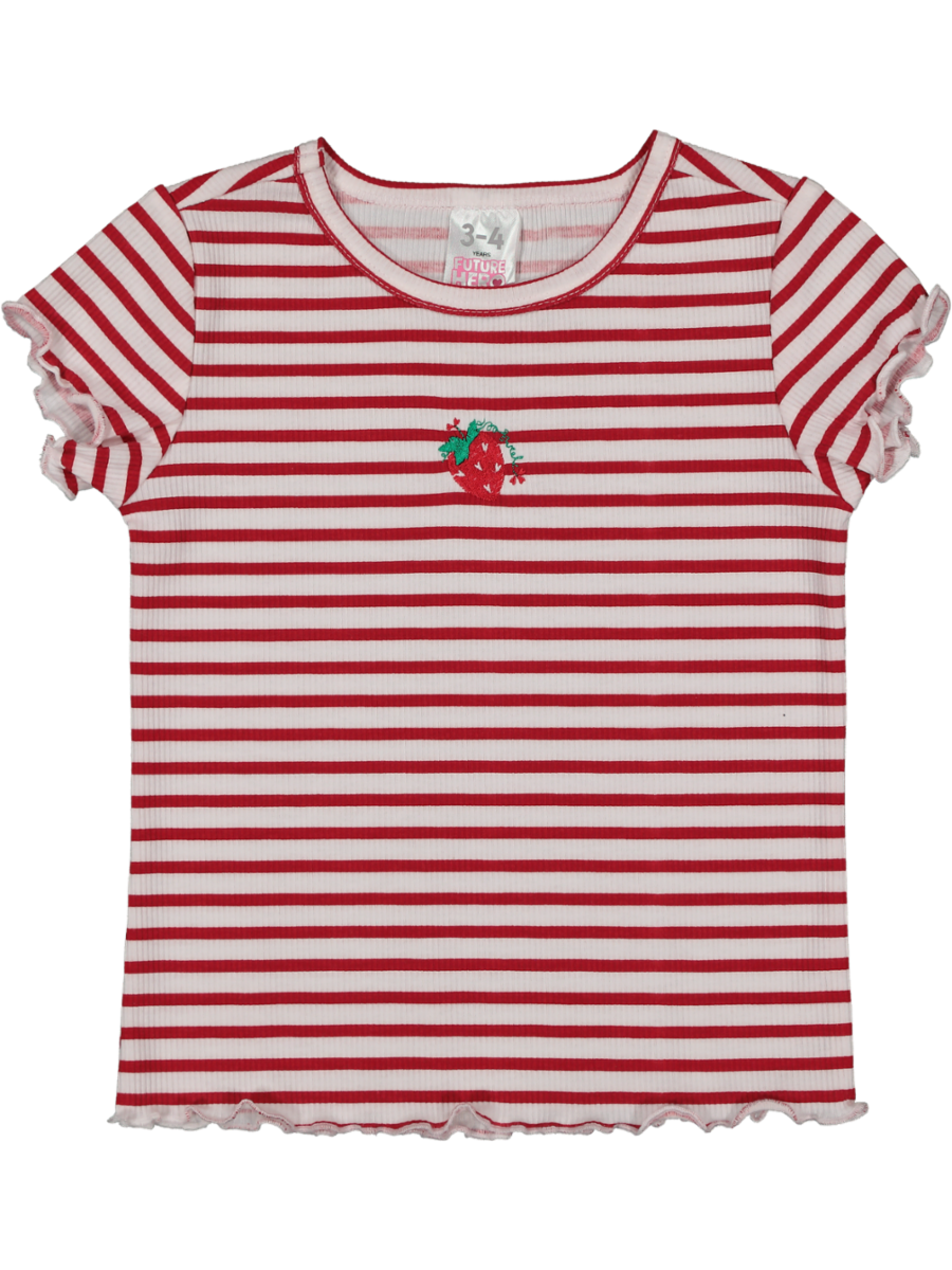 Stripe Ribbed T-Shirt