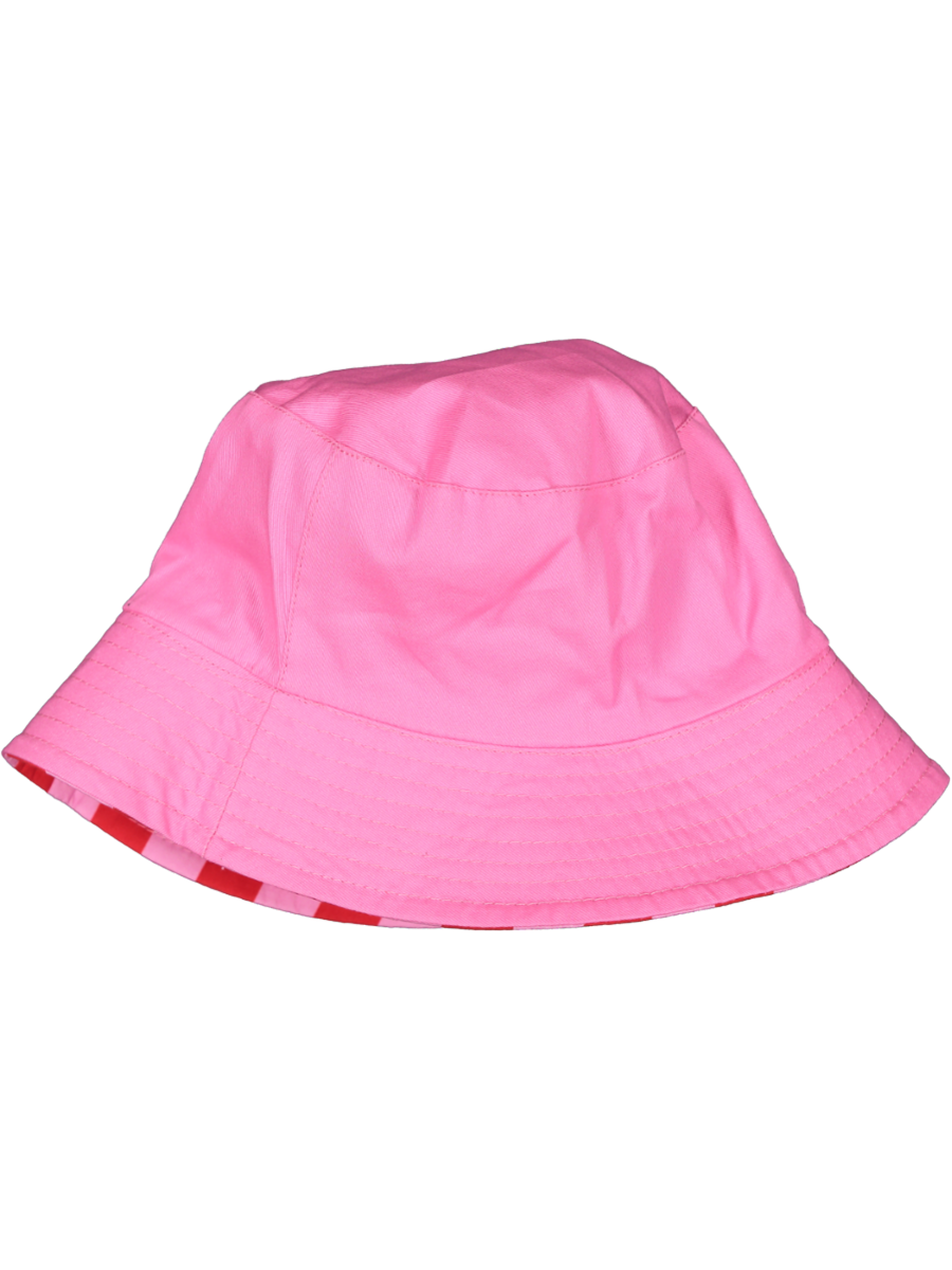 Pink Striped Reversible Bucket Hat