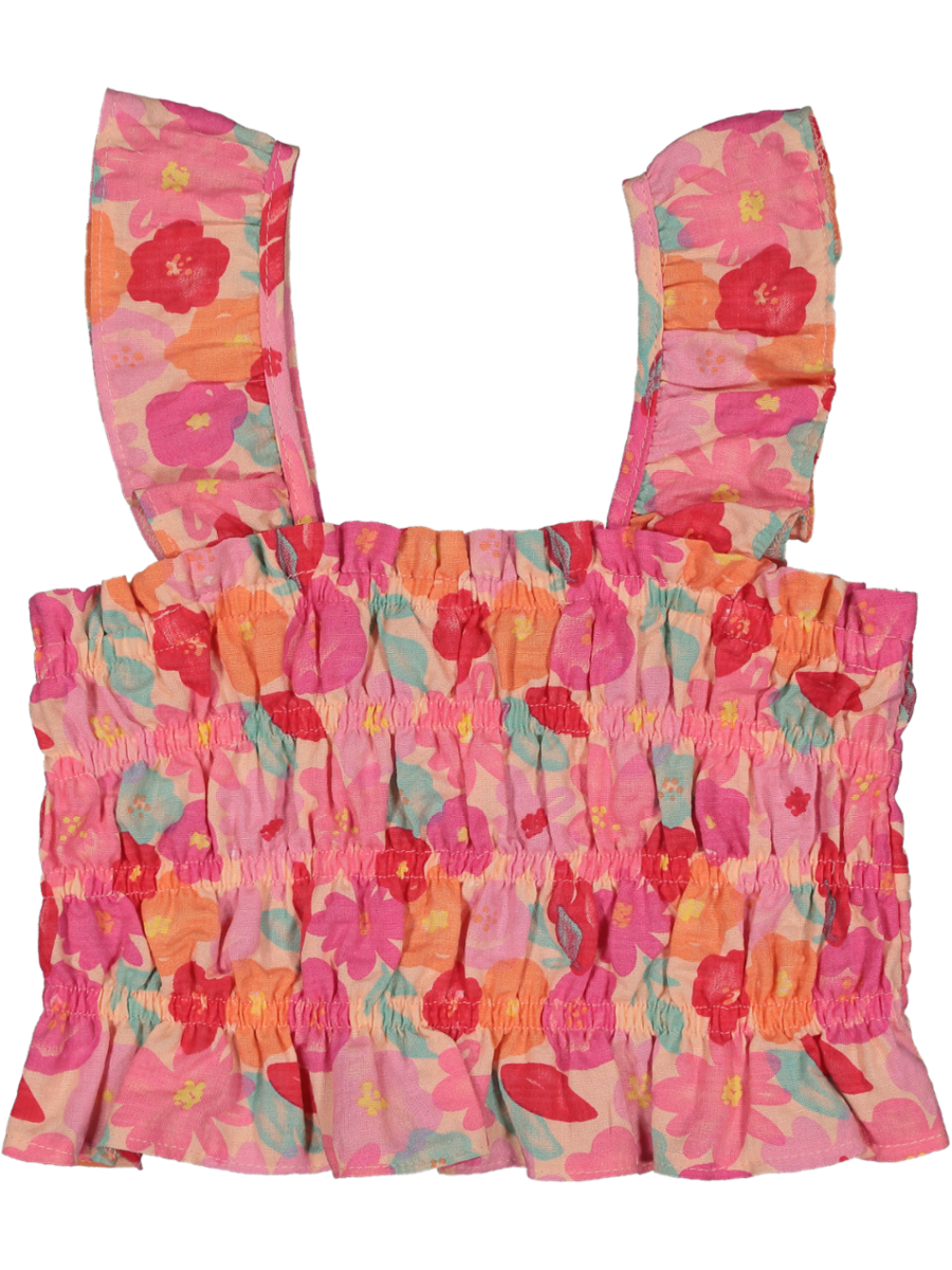 Floral Flared Blouse