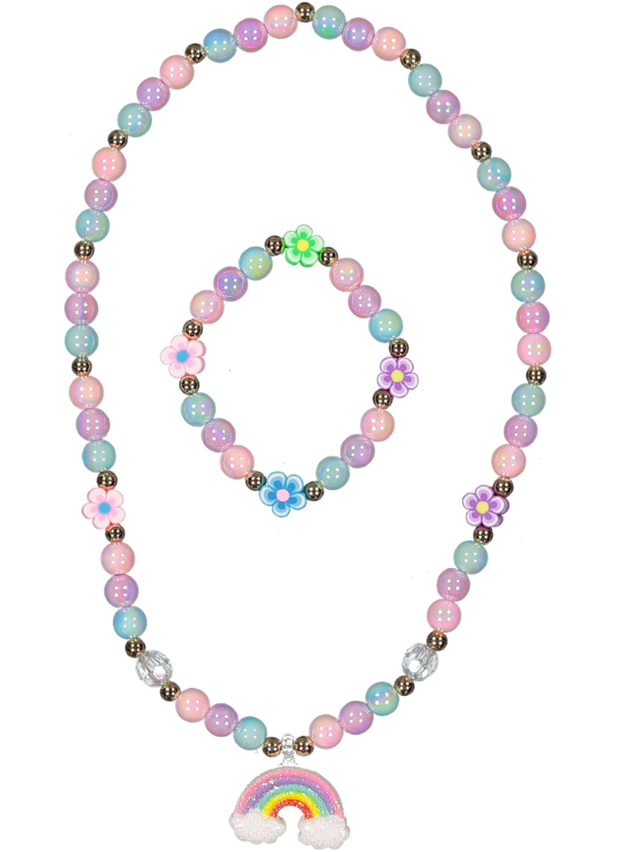 Rainbow Charm Jewellery Set