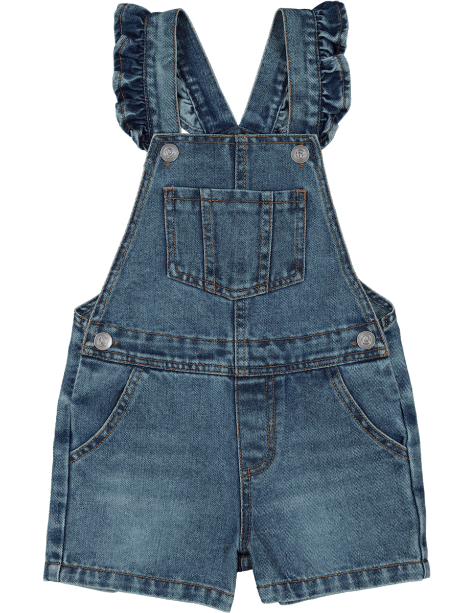 Flared Denim Dungaree