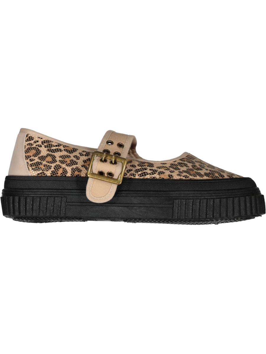 Leopard Print Mary Jane Sneaker
