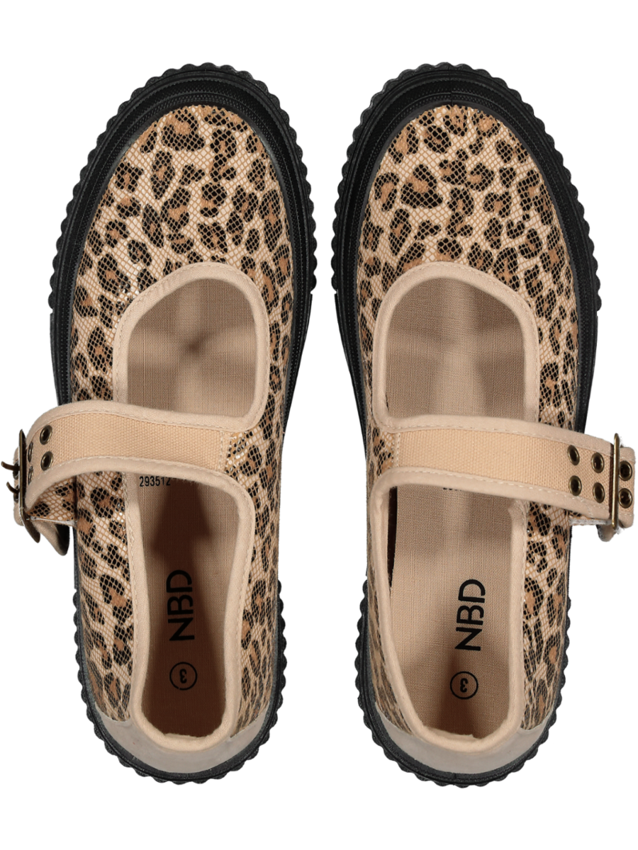 Leopard Print Mary Jane Sneaker