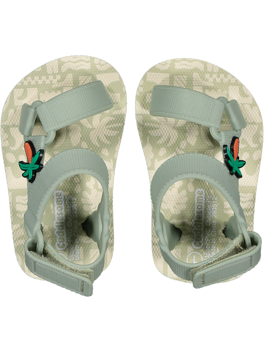 Green Trekker Sandals