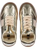 Retro Gold Runner Sneakers