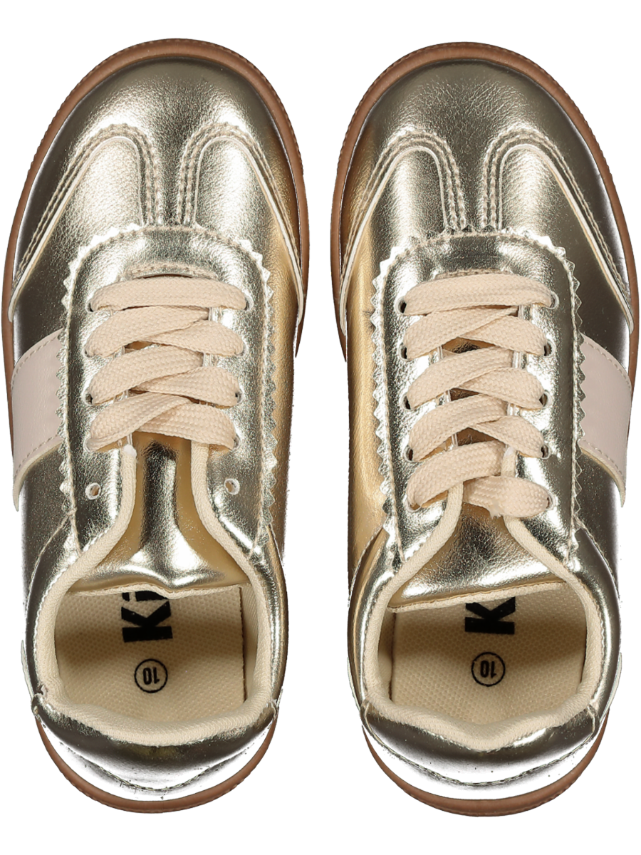 Retro Gold Runner Sneakers