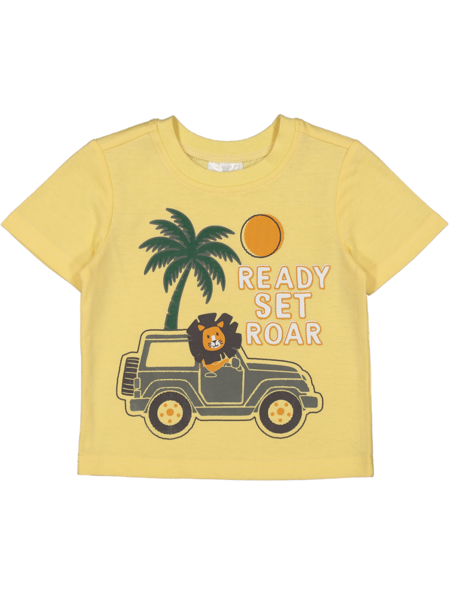 Yellow Printed T-Shirt