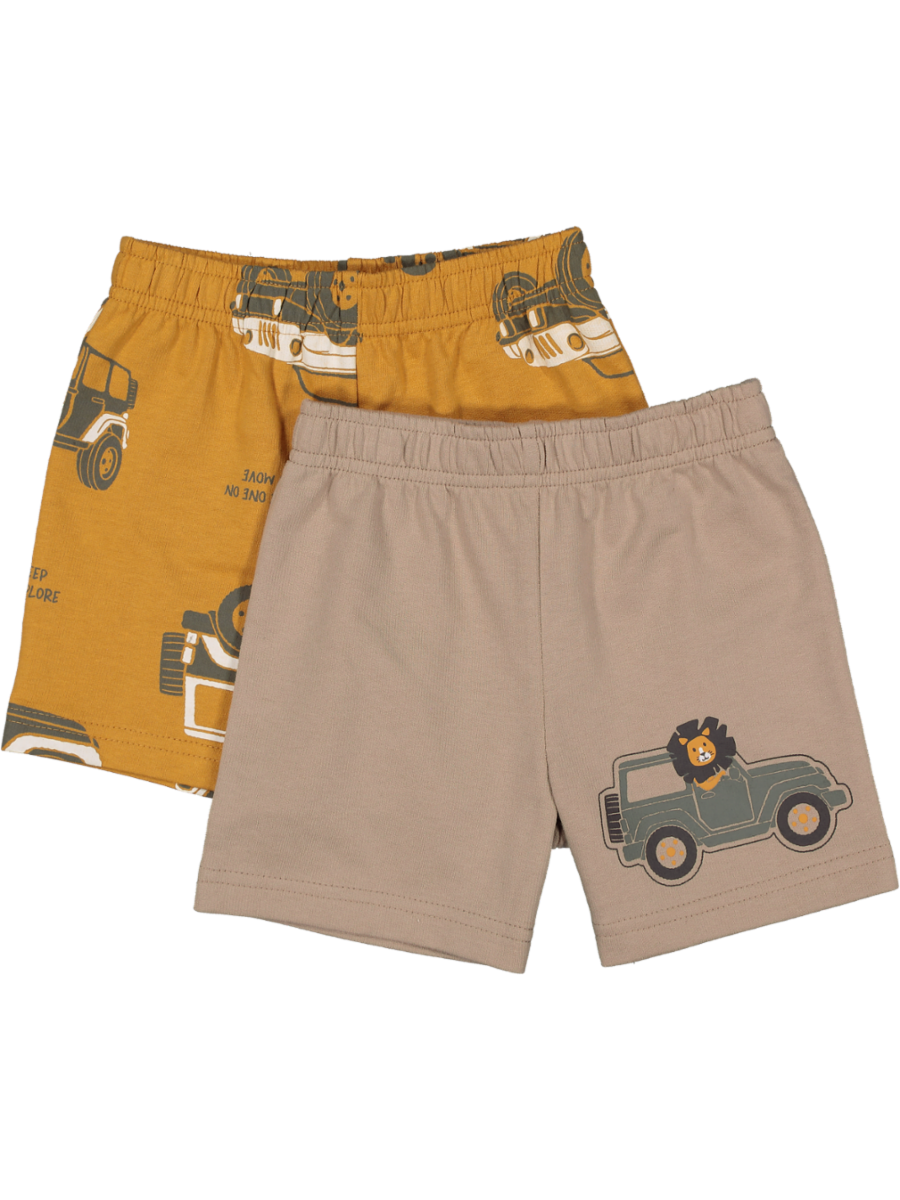 2 Pack Printed Shorts