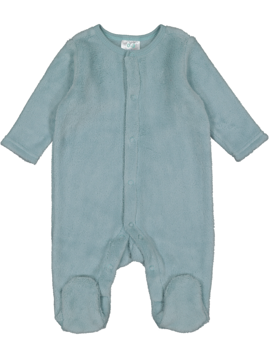 Coral Fleece Babygrow