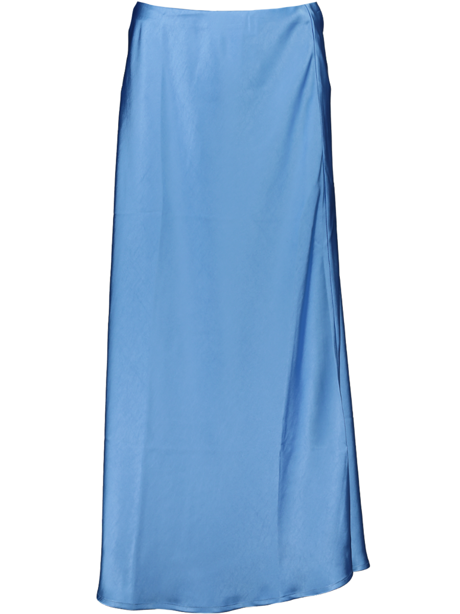 Blue Silk Skirt